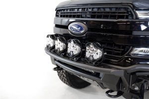Ford F-150 Raptor Front Bumper - Addictive Desert Designs - ADD PRO Bolt-On Light Hoop - Hammer Black - `18-`20